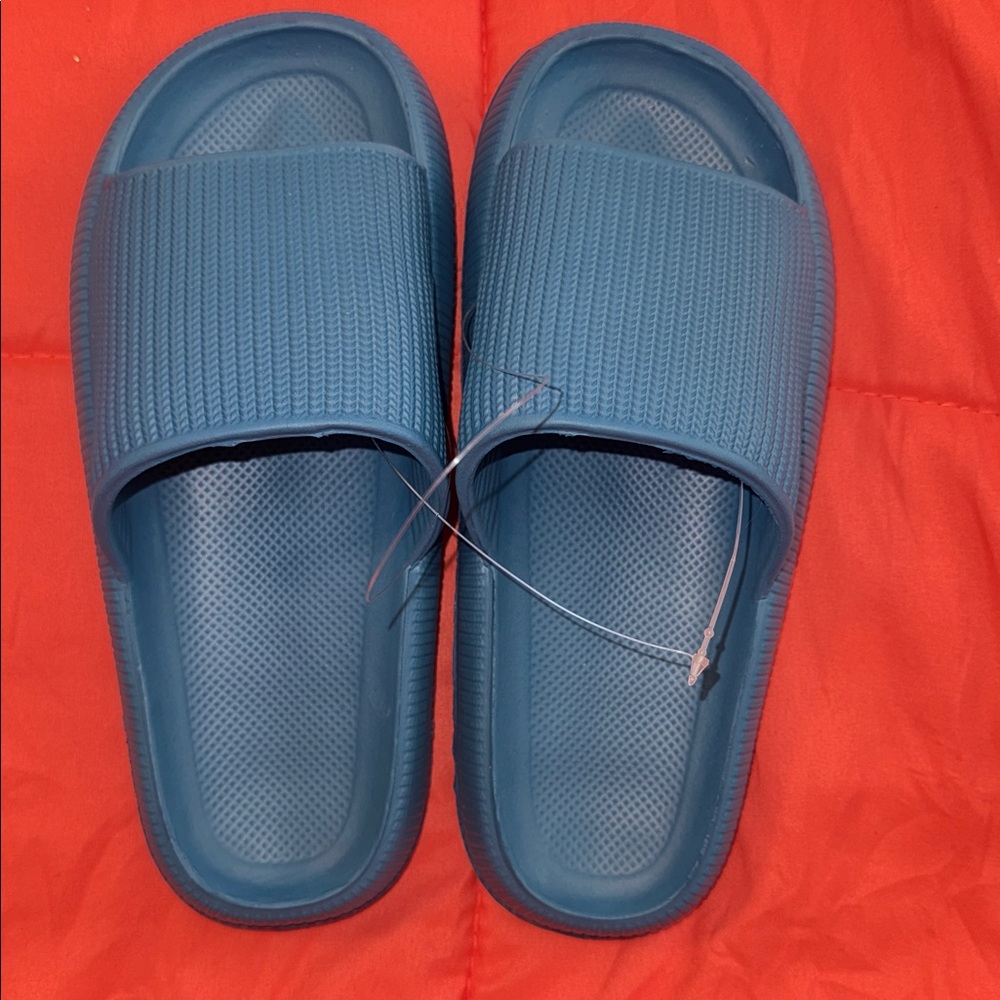 Mule Slide Sandals in Blue Teal Euro size 36/37